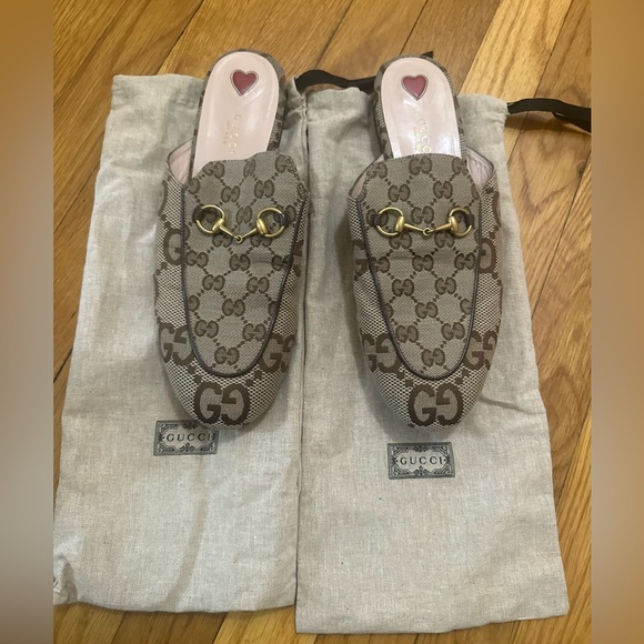 Gucci Slides with gold horse-bit - Picture 1 of 4